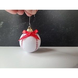 Vintage Baseball Christmas Ornament